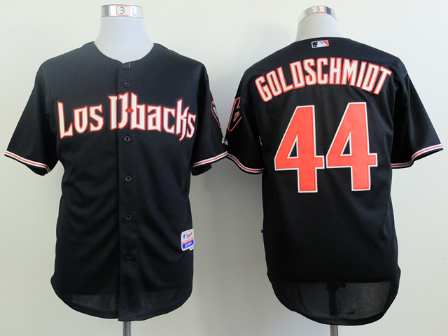 Men Arizona Diamondback 44 Goldschmidt Black MLB Jerseys